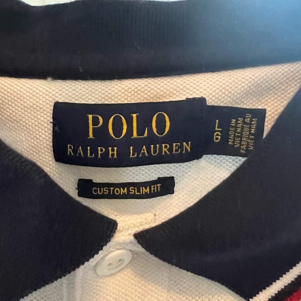 Ralph Lauren Polo Shirt - Black and White